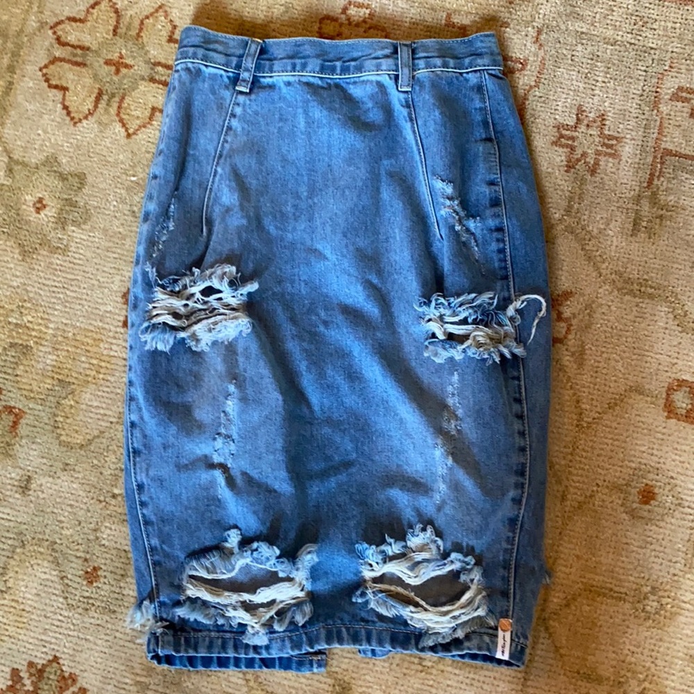 Jean skirt